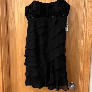 S.L. Fashions black dress